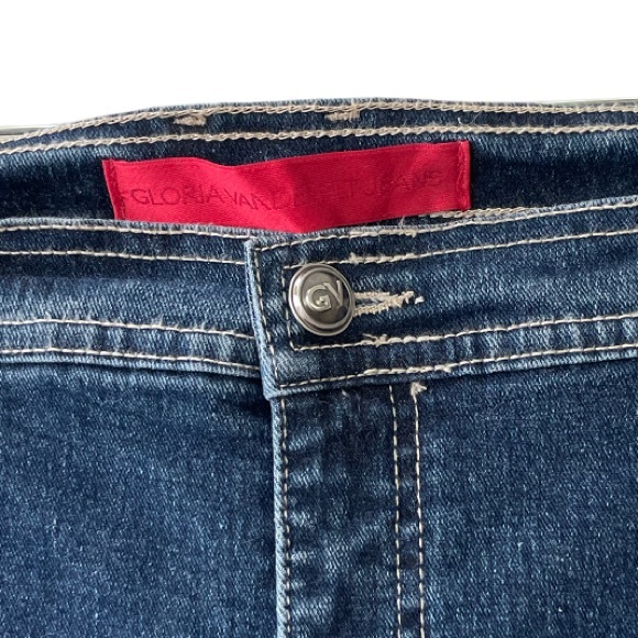 Slimming Look Boot Cut Stretch Jeans Womens Plus Size 18W Gloria Vanderbilt - Picture 8 of 12
